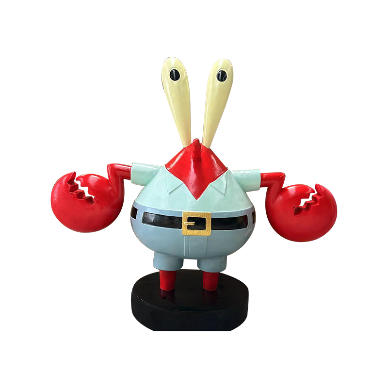 Mr. Krabs Statue Collectible SpongeBob Figurine for fans og hjemmeinnredning