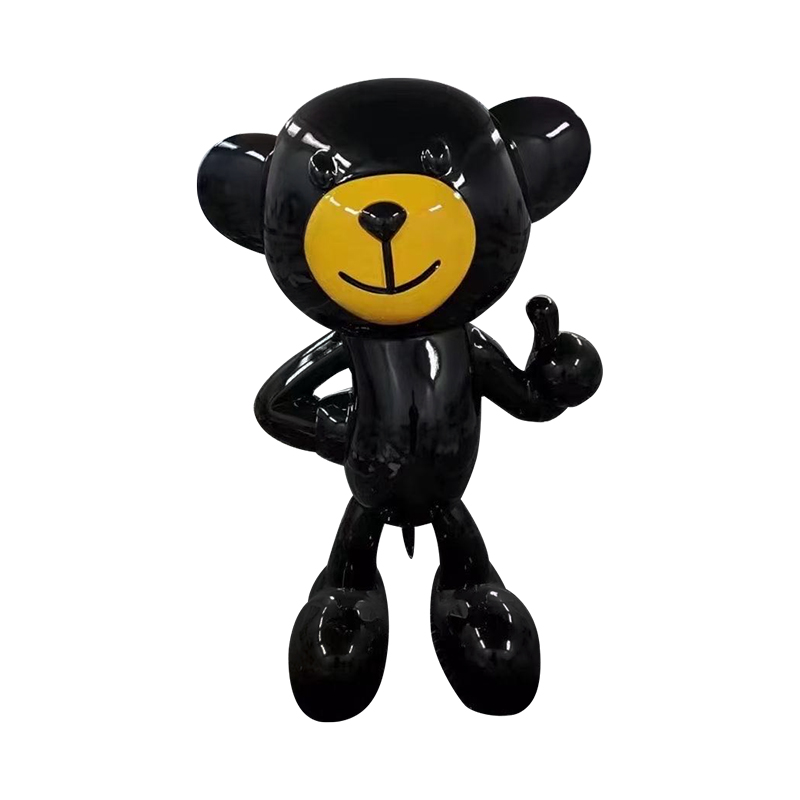Creative Monkey Sculpture: Håndlaget kunstnerisk statue for moderne boliginnredning