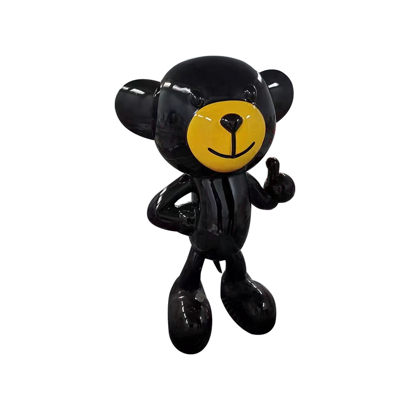 Creative Monkey Sculpture: Håndlaget kunstnerisk statue for moderne boliginnredning Creative Monkey Sculpture: Håndlaget kunstnerisk statue for moderne boliginnredning